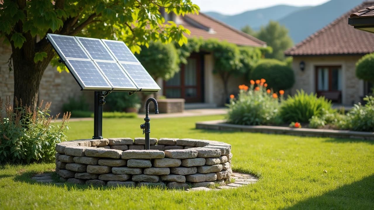 Pompe solaire pour puits en Isère, usages et limites